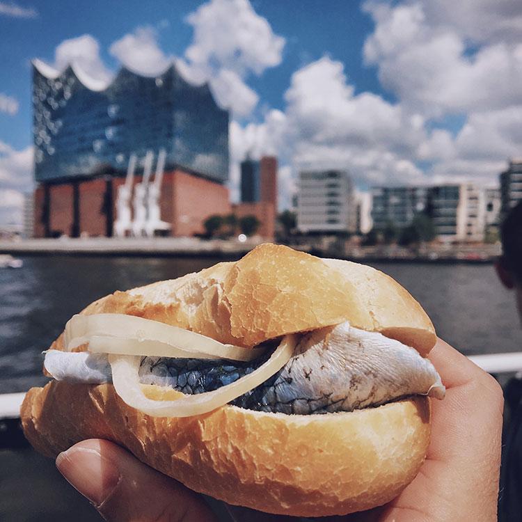 Hamburg Port Sea Food