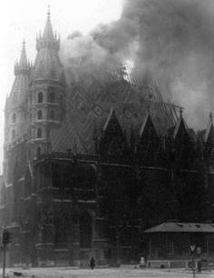 World War Vienna Saint Stephen's Cathedral 