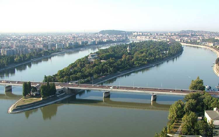 Margaret Island on Danube