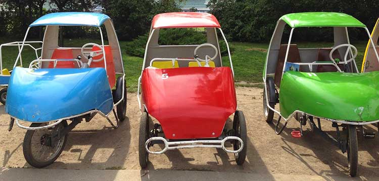 Margaret Island GoMobility egg cars