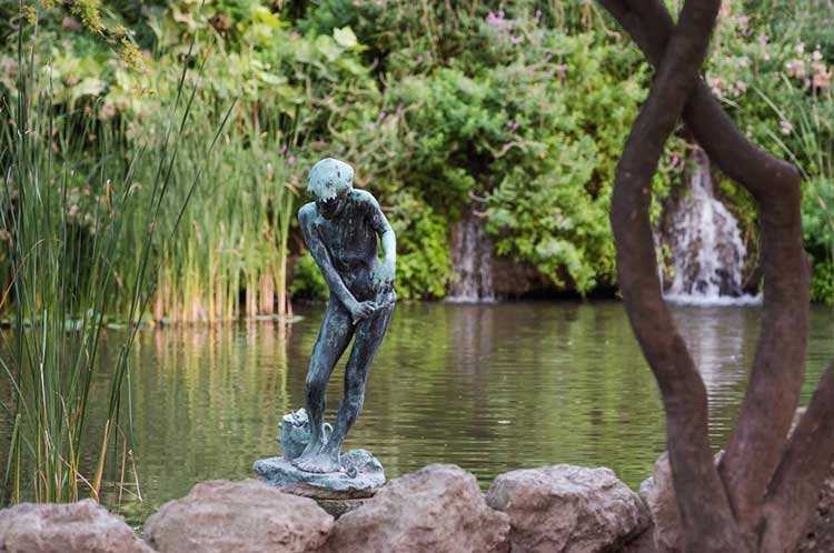 Margaret Island Japanese Garden Statue