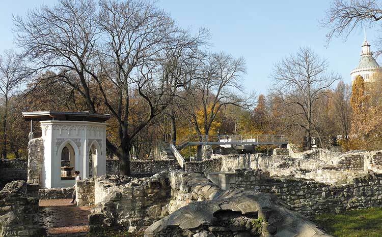 Margaret Island Ruins Budapest